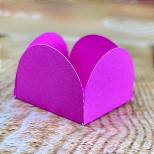 50 Forminhas Para Doces Rosa Chiclete 4 Pétalas 10.92 Nc Toys Simples