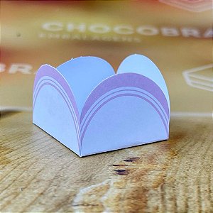 50 Forminhas Para Doces Francesinha Rosa 4 Pétalas 10.76 Nc Toys Simples