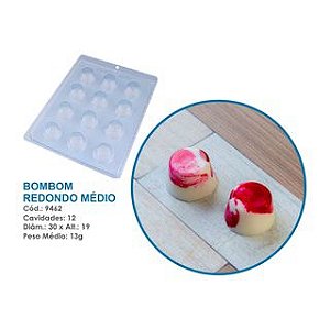 Forma Bwb Simples Bombom Redondo Médio 13G Cód.9462  ( BWB SIMPLES )