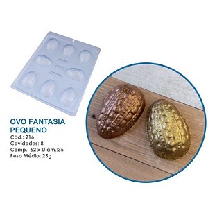 Forma Bwb Simples Ovo Fantasia Pequeno 25 G Cód. 216 ( BWB SIMPLES )  (BWB PASCOA)