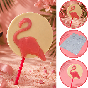 Forma Bwb Simples Pirulito Flamingo 38G Cod:9694 ( BWB SIMPLES )