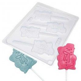 Forma Bwb Simples Pirulito Boneco De Neve Natal 20G Cód. BWB195 ( BWB SIMPLES )