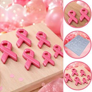 Forma Bwb Simples Laço Campanha Mama Cancer Cód. 9819 ( BWB SIMPLES )