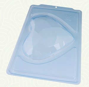 Forma Bwb Sp Coração Lapidado Silicone 3 Partes 1 Kg Profissional Cod 3675 (Sp Especial)