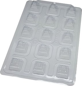 Forma Bwb Sp Quadrado Pequeno Silicone 3 Partes Profissional Cod-3576  (Sp Especial)