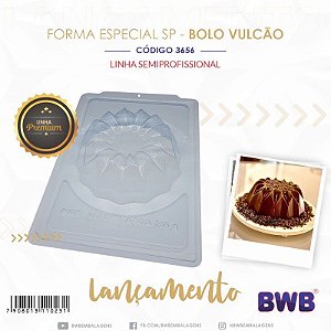 Forma Bwb Sp Bolo Vucão Silicone 3 Partes Profissional Cod-3656 (Sp Especial)
