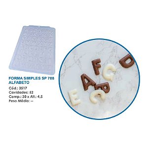 FORMA BWB SP SIMPLES 708 - ALFABETO SP COD-3517