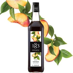 Xarope Chá De Pêssego 1883 1 Litro Maison Routin Francês Flavors
