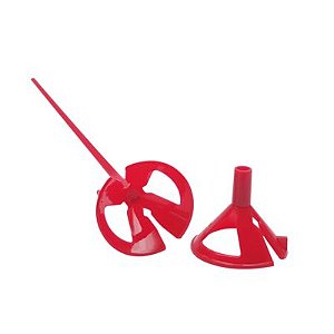 10 SUPORTES PARA BEXIGA 32CM   VERMELHO SÓLIDO   COD-9496  ( SUPORTES)