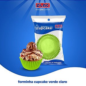 45 Formas Para Cupcake  Verde Claro (Plac)