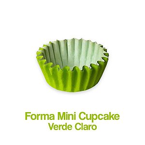 Forminha para Mini Cupcake - Azul Claro - 45 unidades - Plac