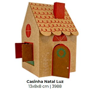 10 Caixa Casinha 3988 Natal Luz (Natal Ideia)