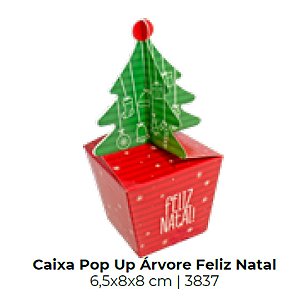 10 Caixa Pop-Up Arvore 3837 Feliz Natal (Natal Ideia)