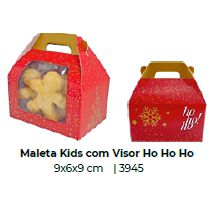 10 Maleta P Kids Com Visor Ho Ho Ho 3945 (Natal Ideia)
