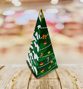 10 Caixas Cone Natal Verde 1499 15,5X6X6 Cm (Natal Jango)