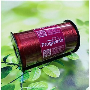 Fita de Cetim Vinho 100 Metros 7Mm - Cód-389