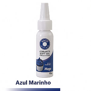 Corante Softgel 15G Azul Marinho Mago