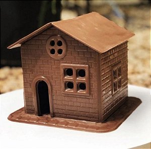 Forma De Modelagem Acetato Porto Casa De Chocolate Casinha P850