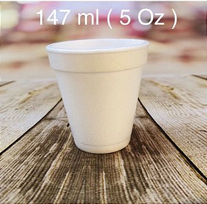 20 Copo Isopor Térmico 5 Oz 147Ml (Darnel)