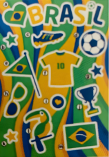 Painel Decorativo Brasil Acessórios C/13 Pçs 66.7 (Nc Toys Painel)