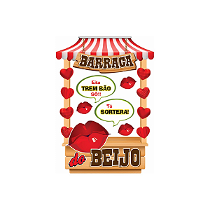 Painel Decorativo Barraca Do Beijo 60.43 (Nc Toys Painel)
