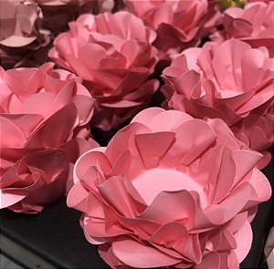 40 Forminhas Para Doces Finos Style Rosa Bebê
