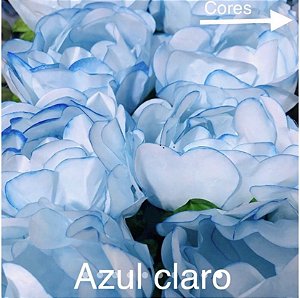 24 Forminhas Para Doces Finos Luxo Celebrare Azul Claro