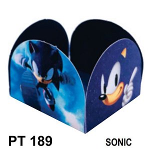 50 Forminhas Para Doces Festa Temática Pt189 Sonic