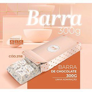 10 Caixa Para Barra 300Gr Linha Admiração  (Jango) Cod 2118