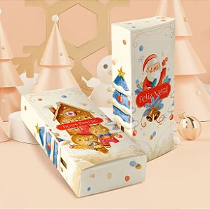 10 Caixa Para Barra 150G Natal Sem Visor União Ref: 2758 (Natal Jango 2022)