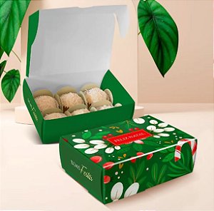 10 Caixa Para 6 Doces Natal Sem Visor Vida 2781 (Natal Jango 2022)