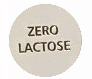 100 Etiquetas  Zero Lactose Cód. 1048 (Ms)