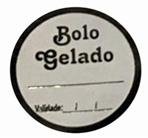 100 Etiquetas Bolo Gelado Sabor E Validade Cod 1007 (Ms)
