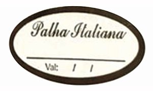 100 Etiquetas Palha Italiana  Sabor E Validade Cod 775 (Ms)