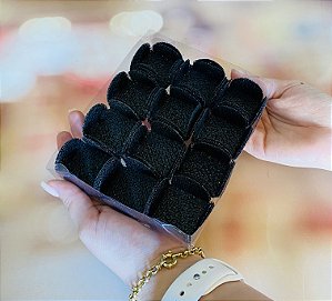 50 Forminhas Para Doces Finos Tela Escócia Preto
