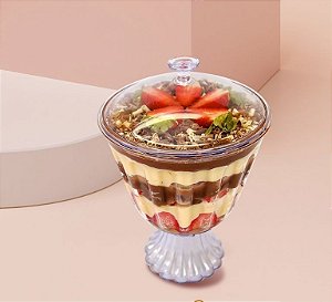 Taça Confeiteiro C/ Tampa Transparente 1250L- Lsc Toys
