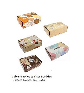 10 Caixa Practice (06 Doces) Sortidas 3444 (Páscoa Ideia 2024)