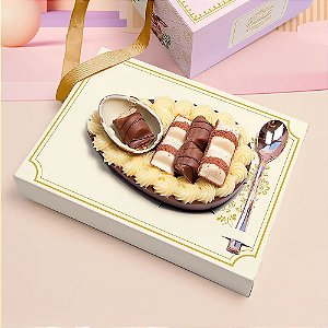 10 Caixas Premium P/ Ovo de Pascoa 250-350grr Com Alça Serena 3065 (Jango 2023)