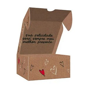10 Caixa Dia dos Namorados (4 doces) feito com amor 4339 (Namorados Ideia 2023)