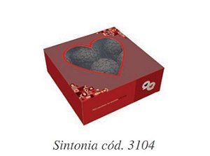 10 Caixa Gaveta C/ Visor 9 Doces Sintonia ID3104 (Namorados Ideia 2023)
