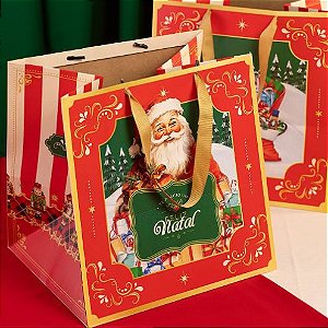 10 Sacola Grande Natalina 3401 (JANGO NATAL 2023)