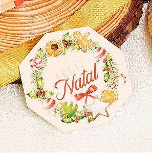 20 Tags Retangular Natalina mod. 1 3627 (JANGO NATAL 2023)