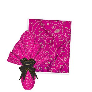 25 Sacos Express P/OVO DE PÁSCOA  ARTESANAL PINK  Ovo Páscoa 250g a 350g - 35X35 cm  Luckyfest