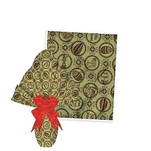25 Sacos Express P/OVO DE PÁSCOA DELUXE  OURO RICO  Ovo Páscoa 150g a 250g - 30X30 cm  Luckyfest