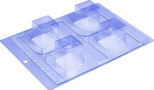Forma Para Chocolate Especial 3 Partes Cubo Novo P51 Porto