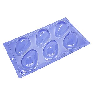 Forma Profissional Ovo De Páscoa Liso C/Silicone Casca Fina Para 150g P205 Porto
