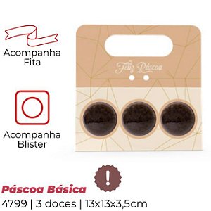 10 Maleta Blister (03 Doces) Páscoa Básica ID4799 (Páscoa Ideia 2024)