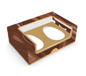 05 Caixas Practice C/ Visor (2X50G) Páscoa Elegance I ID4769 (Páscoa Ideia 2024)
