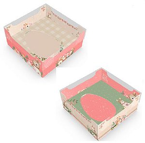 05 Caixa Encanto Kids (100G) Dupla Face Páscoa Encantada ID4843 (Páscoa Ideia 2024)