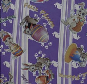 10 Embalagem Folha Metalizada Ovo De Páscoa lilas 70X90